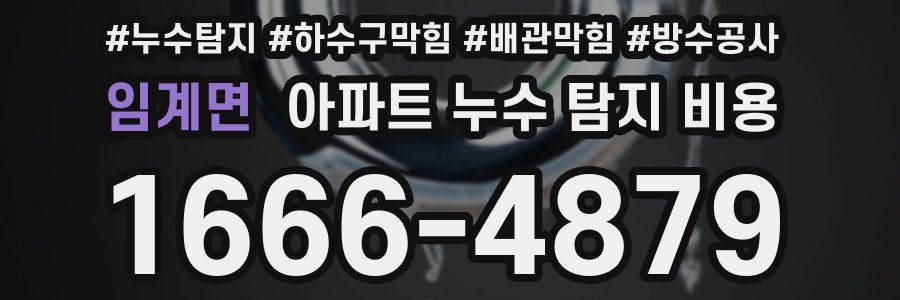 임계면 아파트 누수 탐지 비용