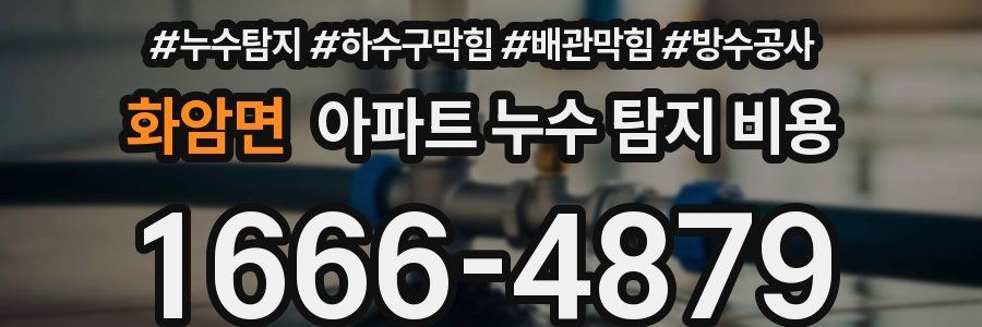 화암면 아파트 누수 탐지 비용