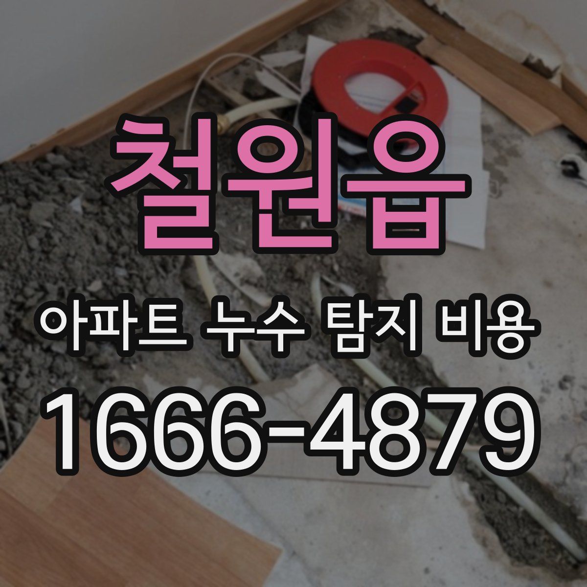 철원읍 아파트 누수 탐지 비용