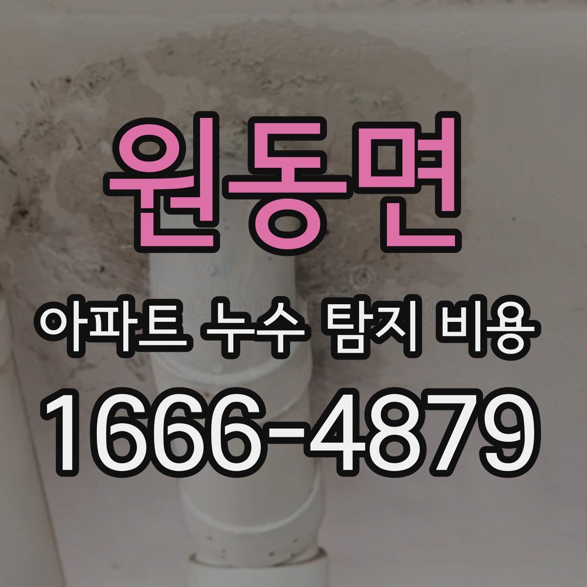 원동면 아파트 누수 탐지 비용