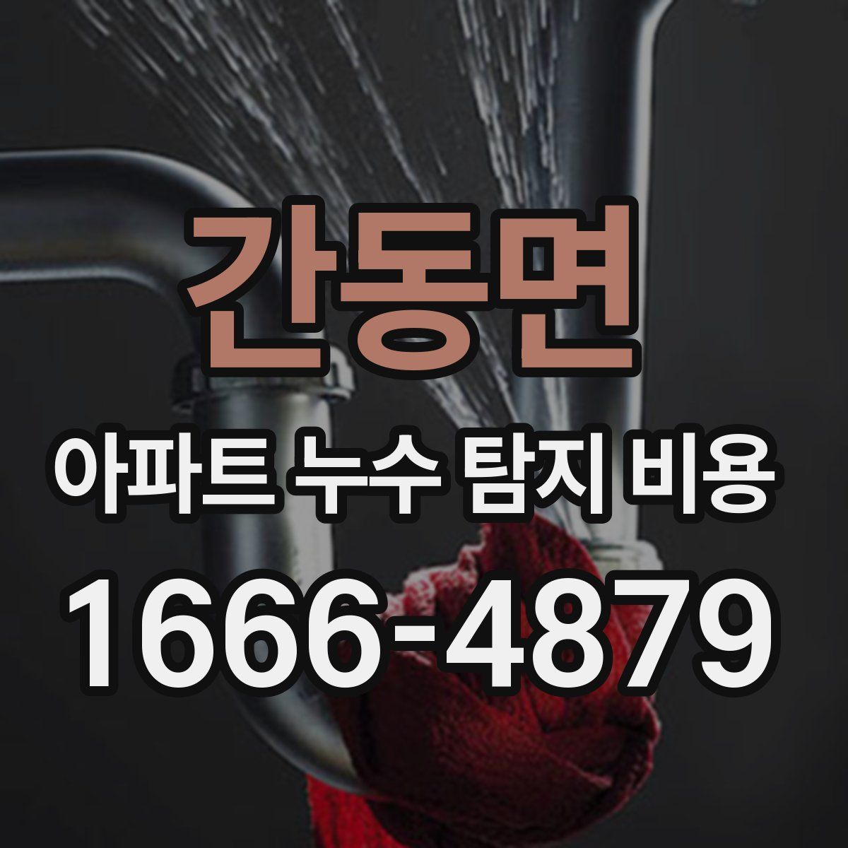 간동면 아파트 누수 탐지 비용