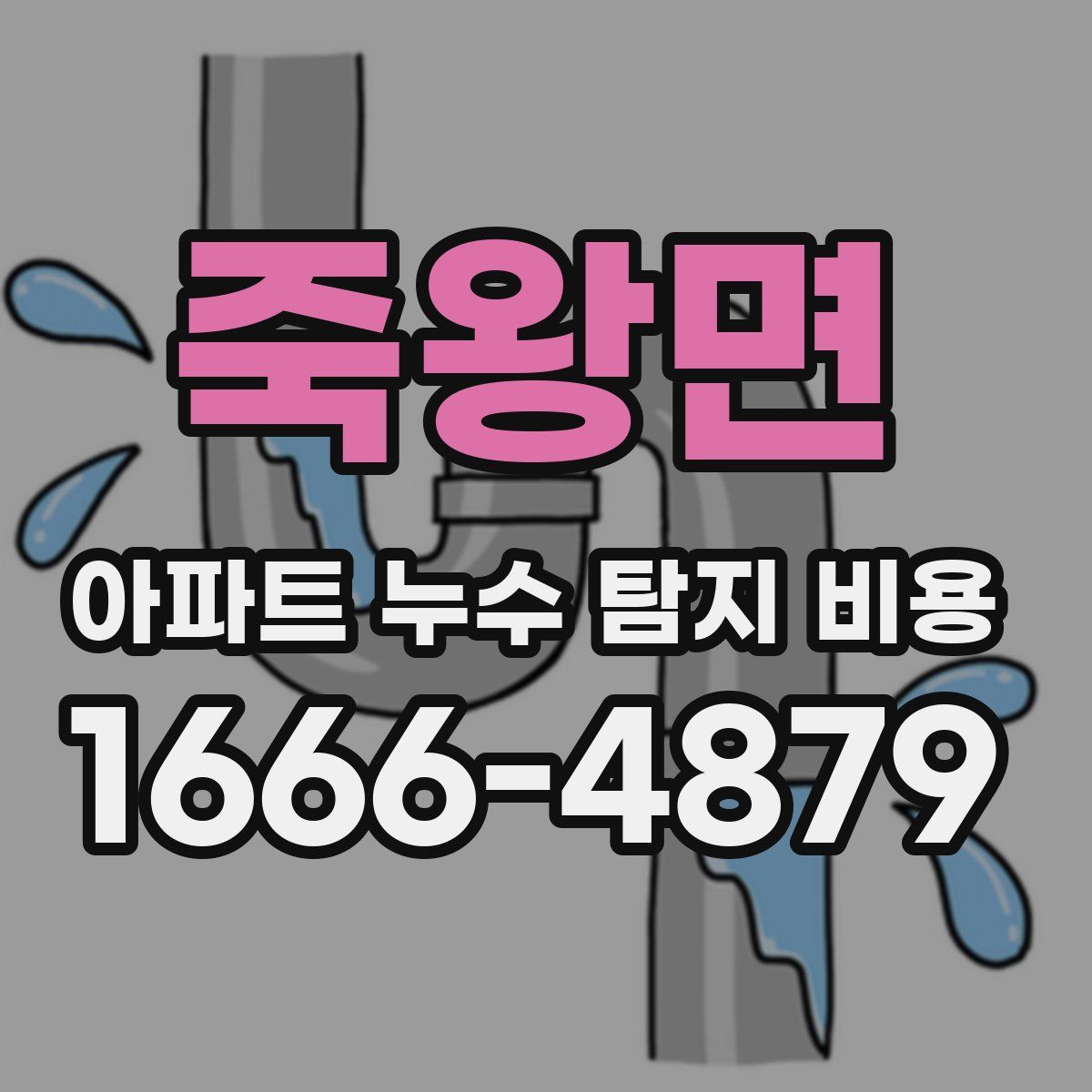 죽왕면 아파트 누수 탐지 비용