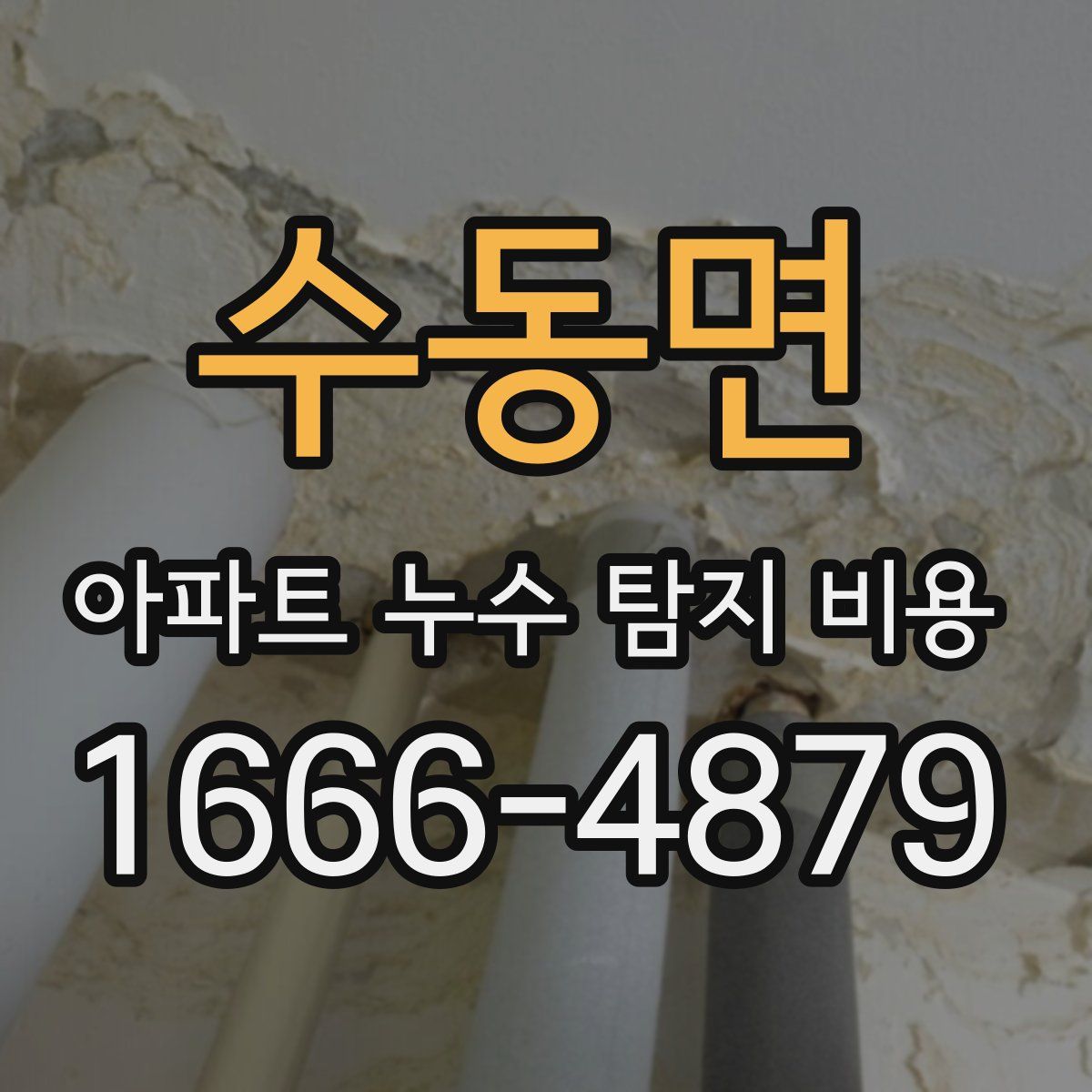 수동면 아파트 누수 탐지 비용