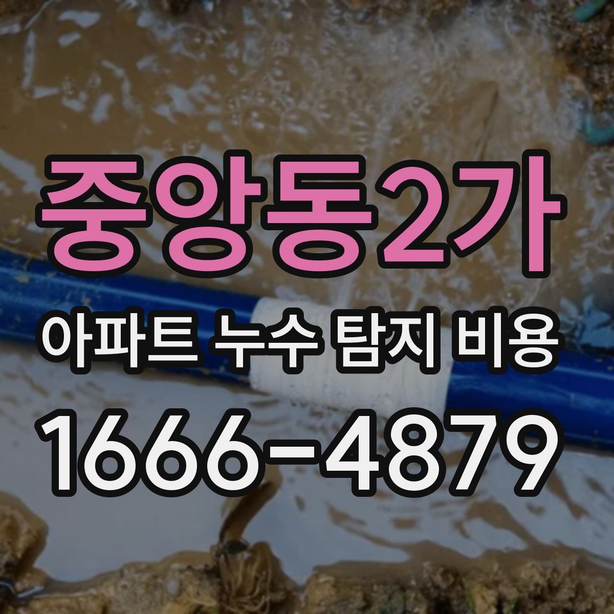중앙동2가 아파트 누수 탐지 비용