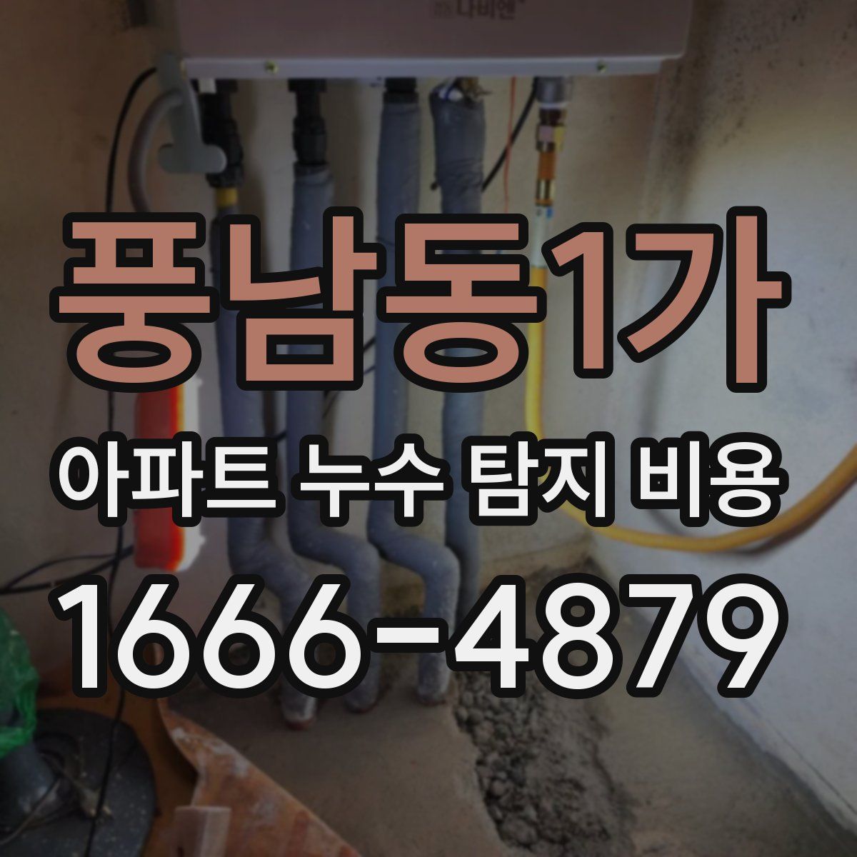 풍남동1가 아파트 누수 탐지 비용