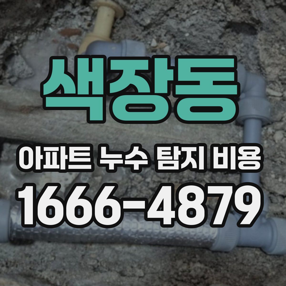 색장동 아파트 누수 탐지 비용