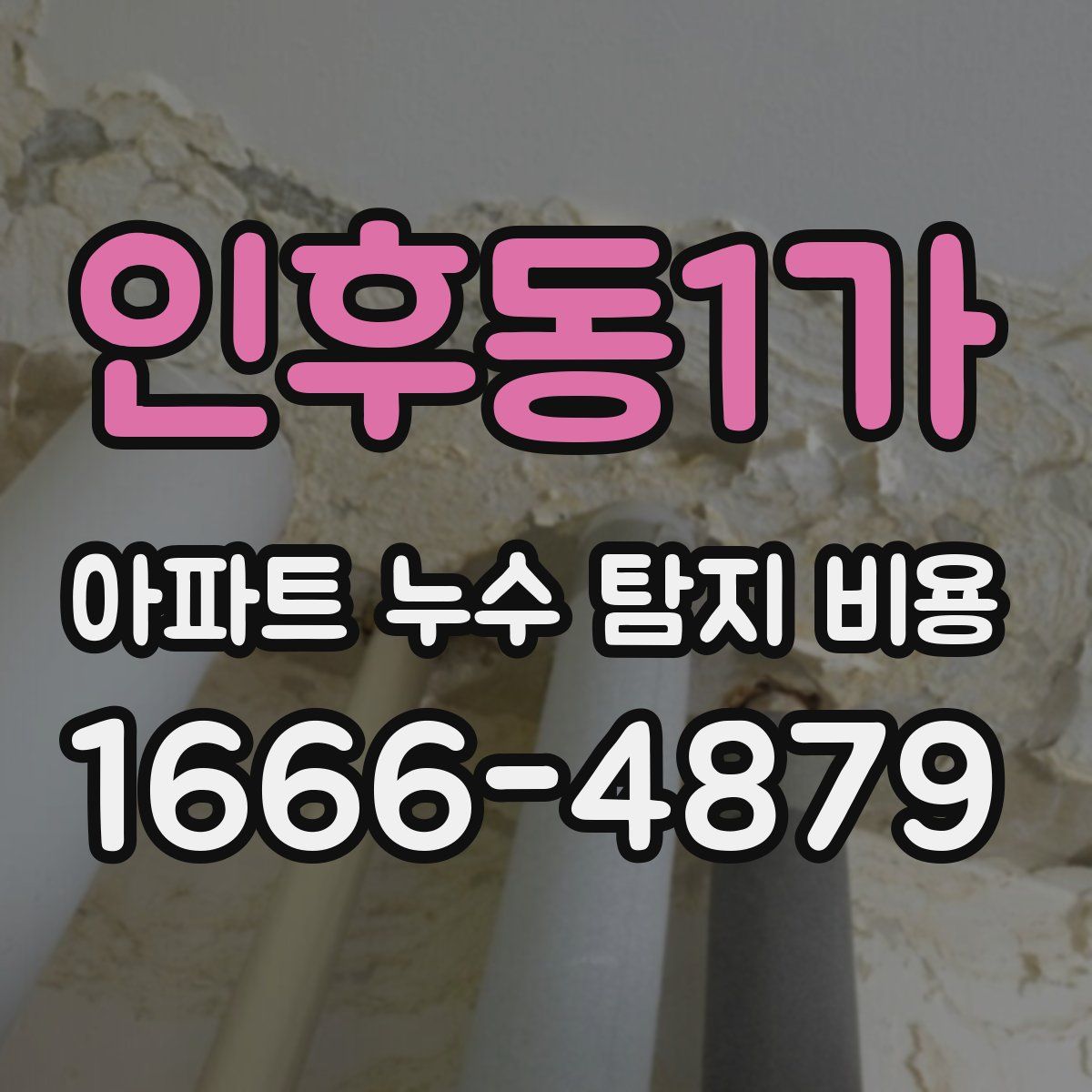 인후동1가 아파트 누수 탐지 비용