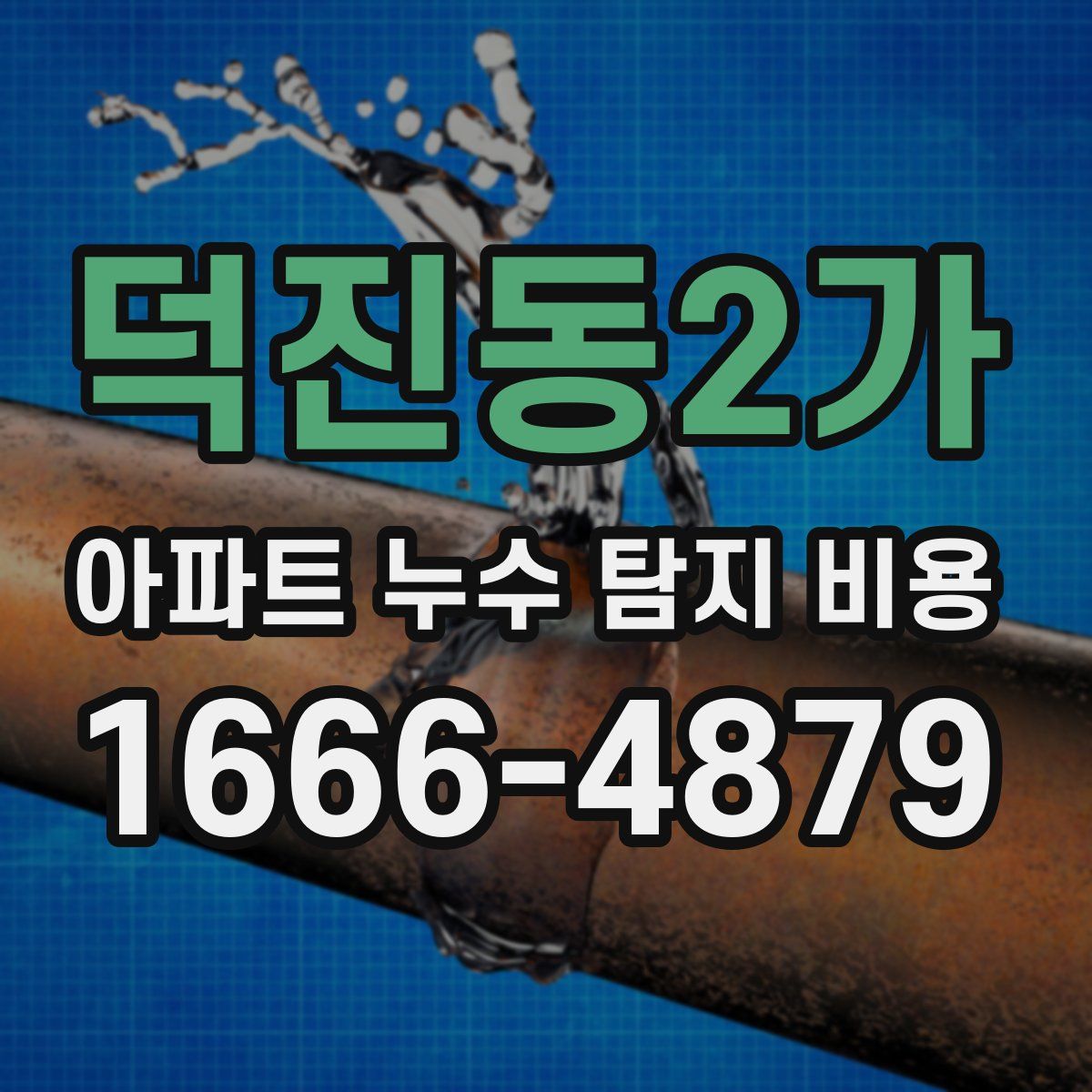 덕진동2가 아파트 누수 탐지 비용
