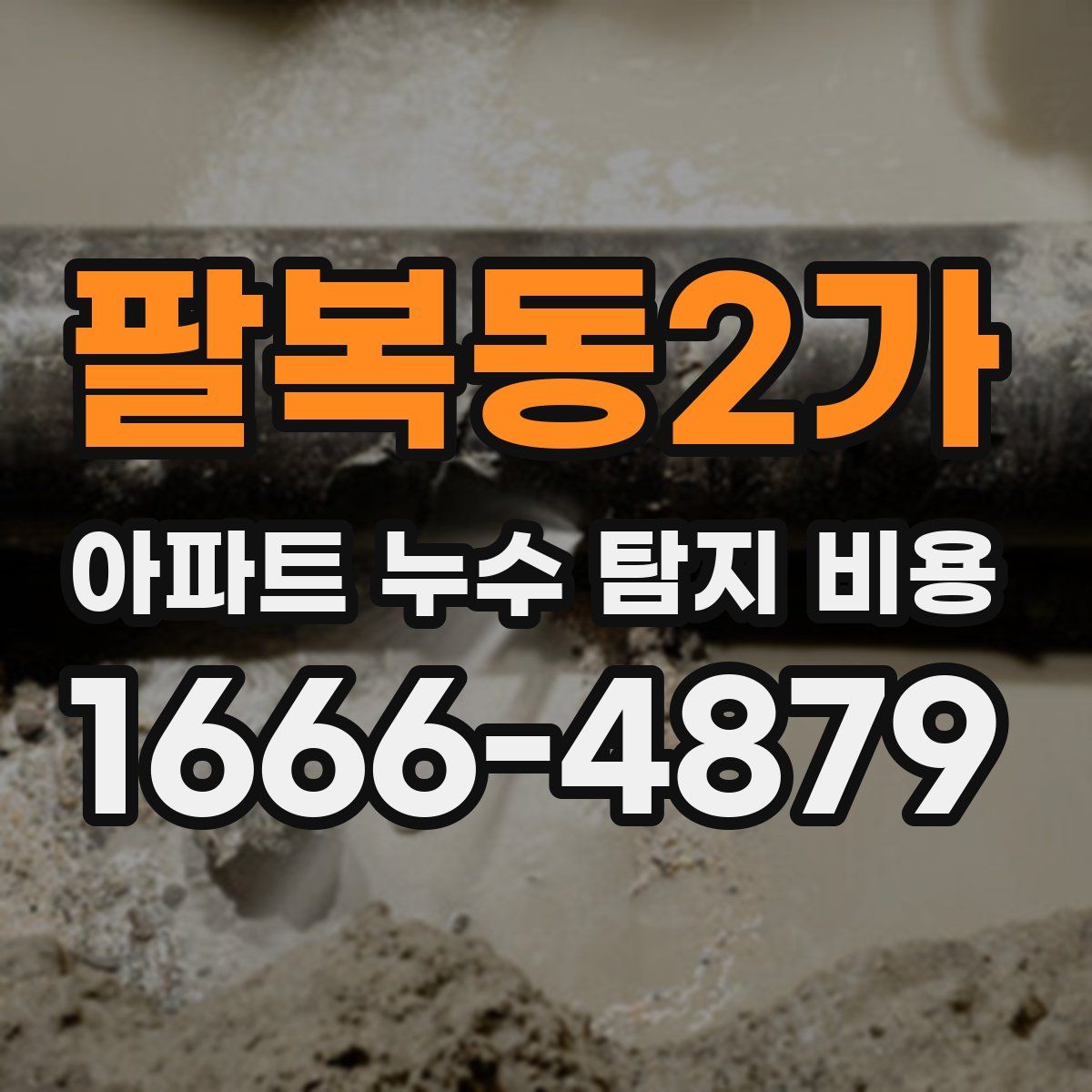 팔복동2가 아파트 누수 탐지 비용