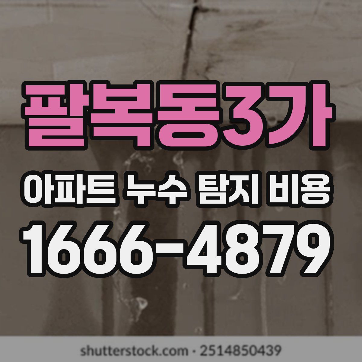 팔복동3가 아파트 누수 탐지 비용