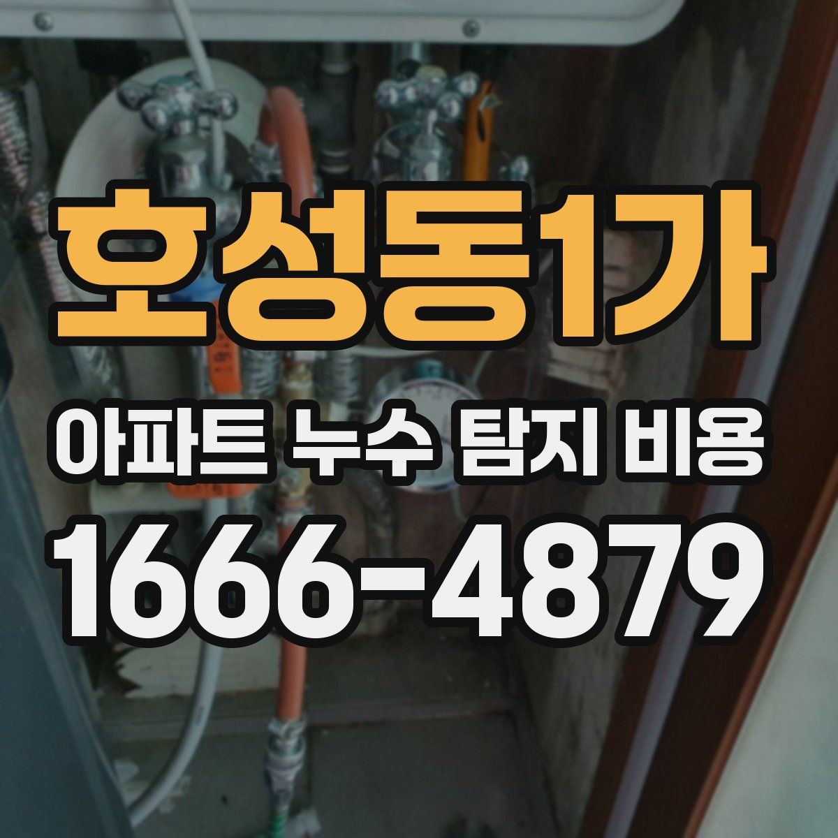 호성동1가 아파트 누수 탐지 비용