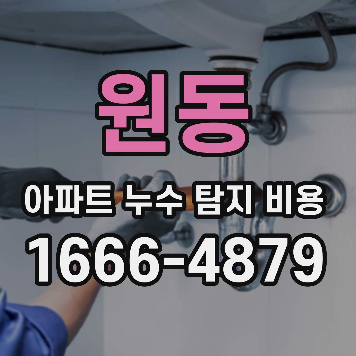 원동 아파트 누수 탐지 비용