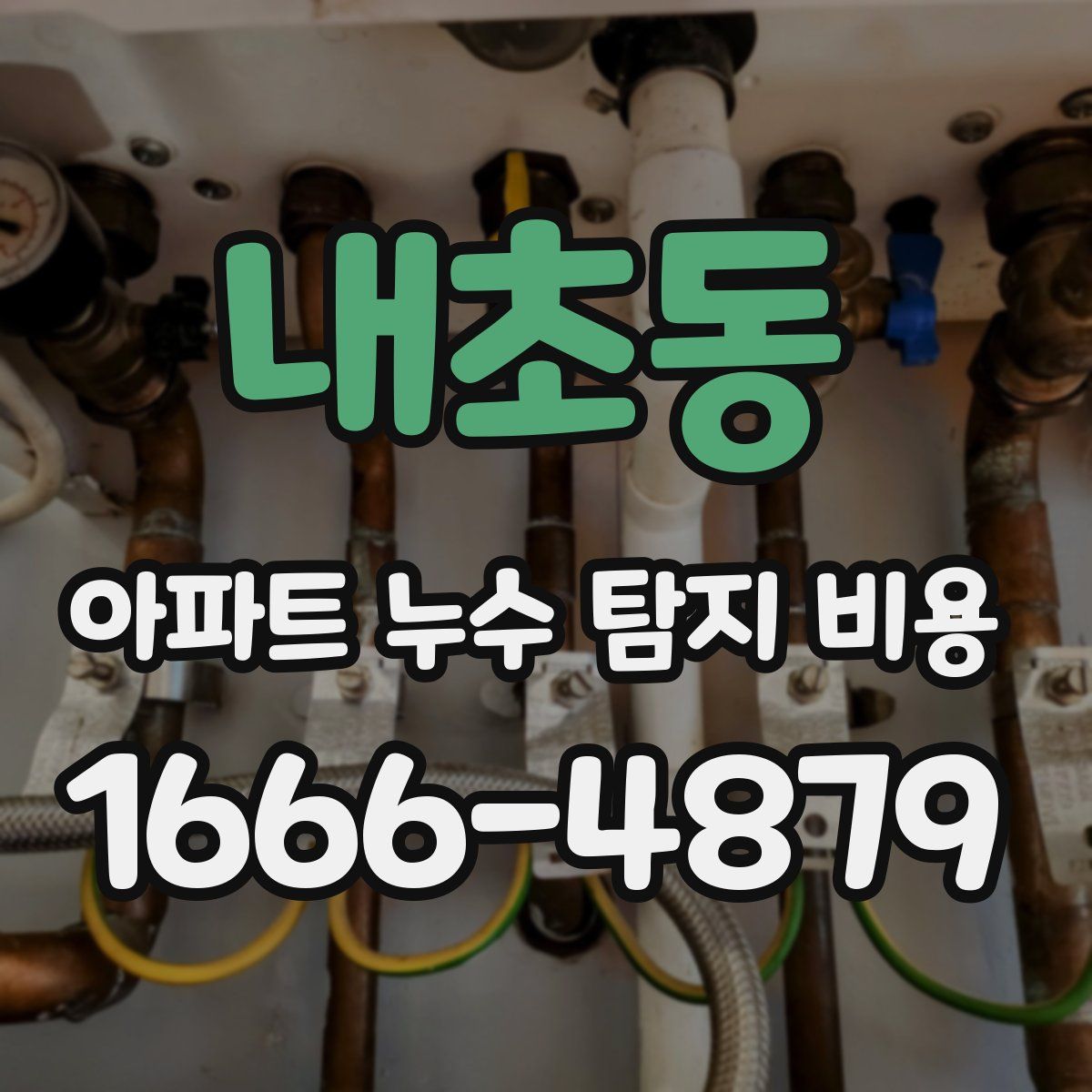 내초동 아파트 누수 탐지 비용