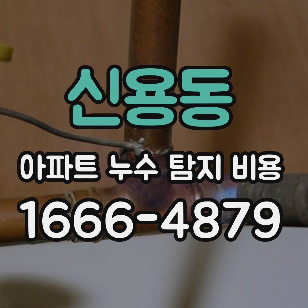 신용동 아파트 누수 탐지 비용