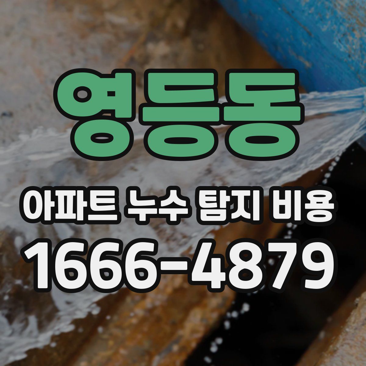 영등동 아파트 누수 탐지 비용