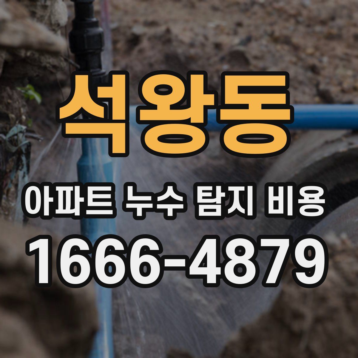 석왕동 아파트 누수 탐지 비용