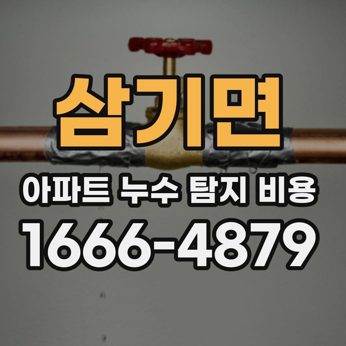 삼기면 아파트 누수 탐지 비용