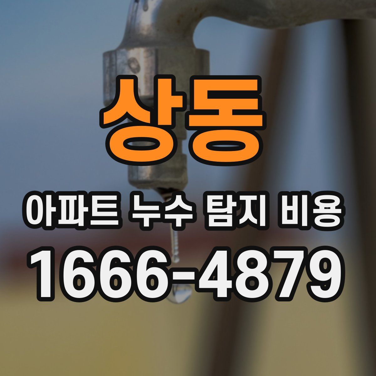 상동 아파트 누수 탐지 비용