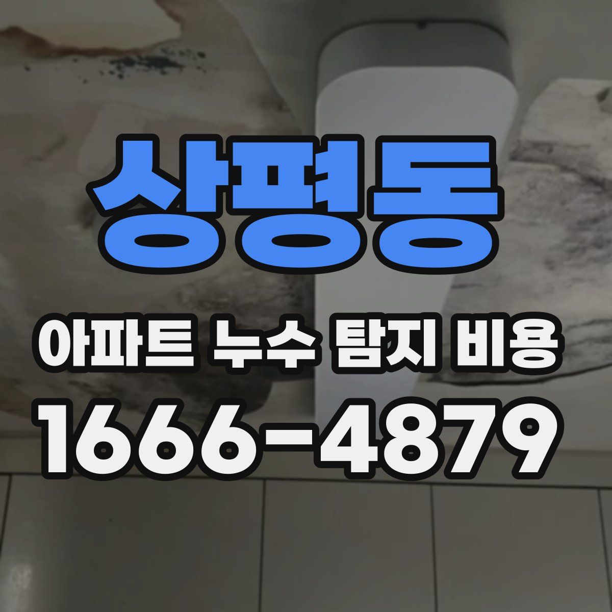 상평동 아파트 누수 탐지 비용