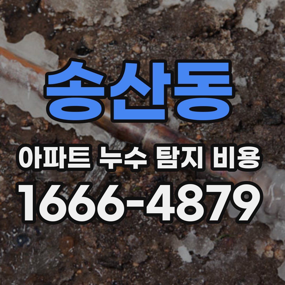 송산동 아파트 누수 탐지 비용