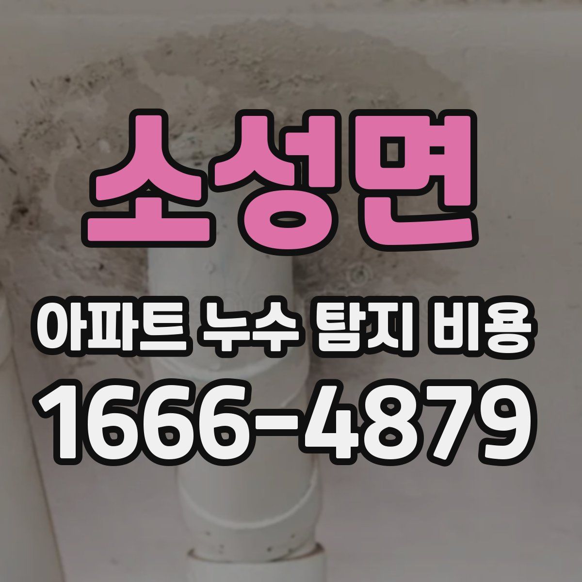 소성면 아파트 누수 탐지 비용