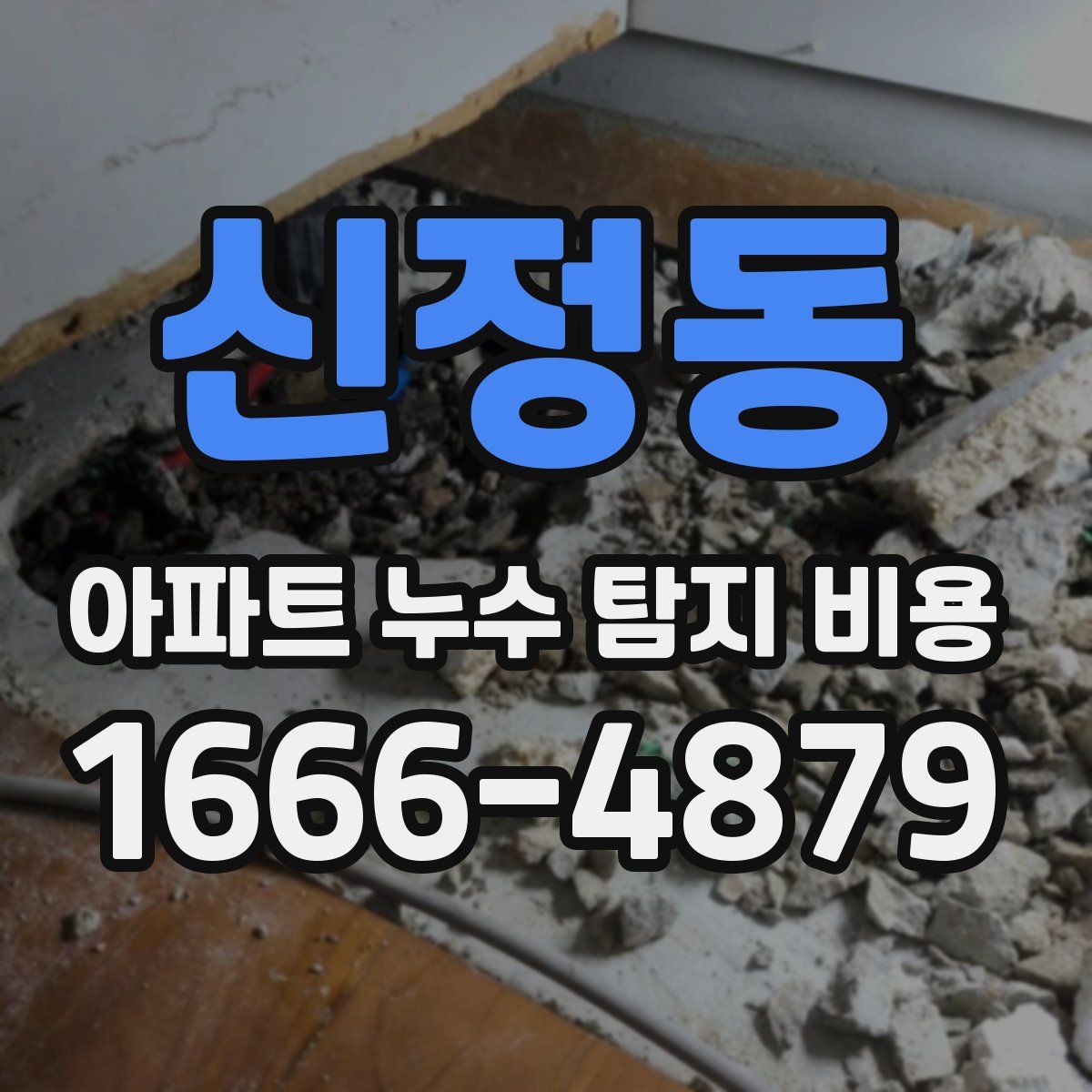 신정동 아파트 누수 탐지 비용