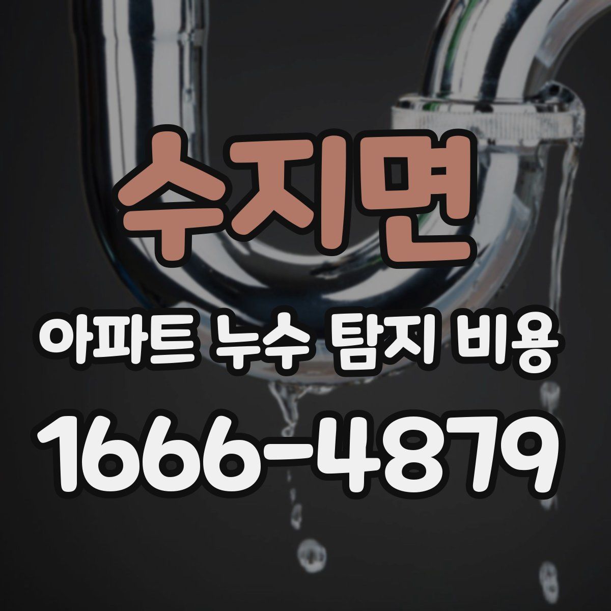 수지면 아파트 누수 탐지 비용