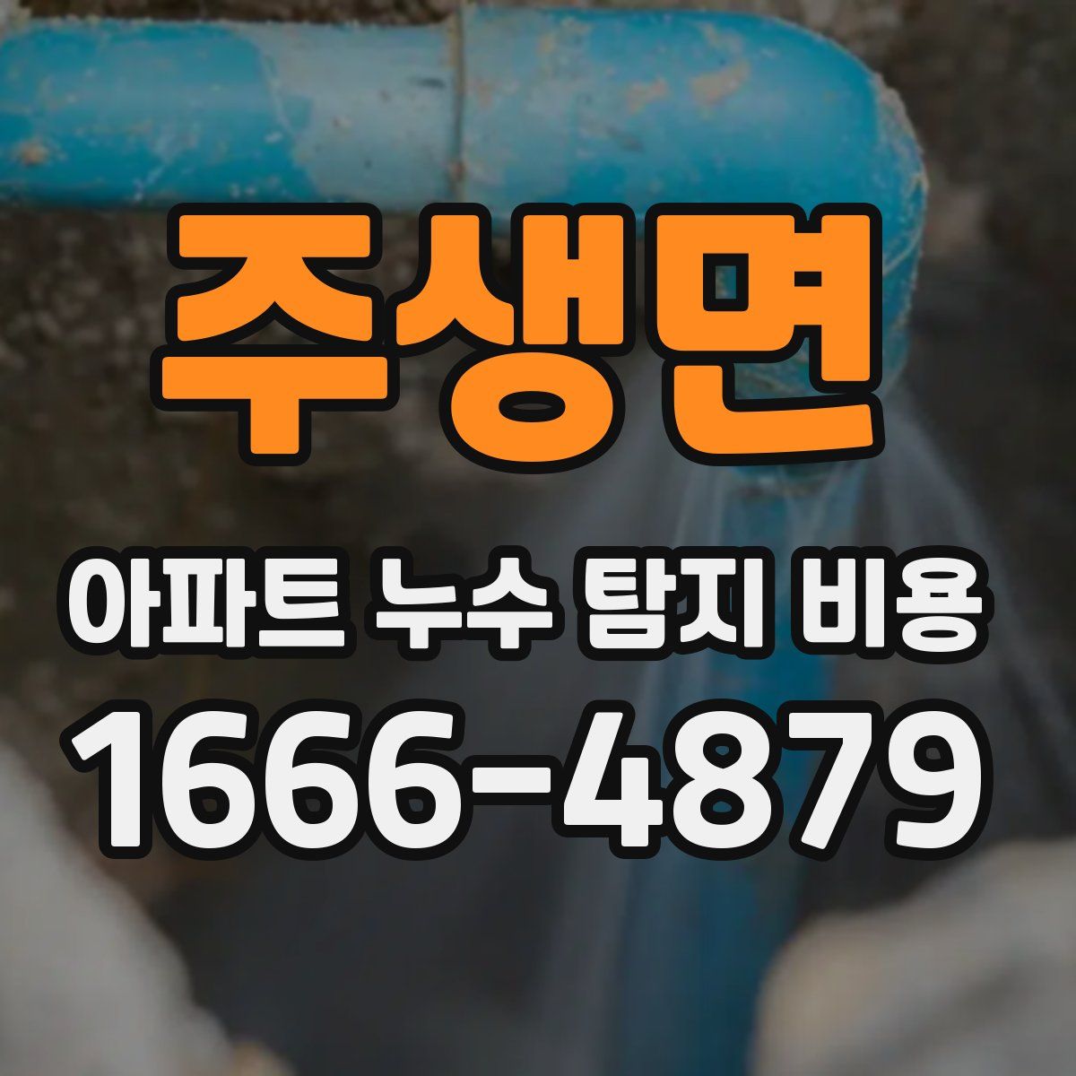 주생면 아파트 누수 탐지 비용