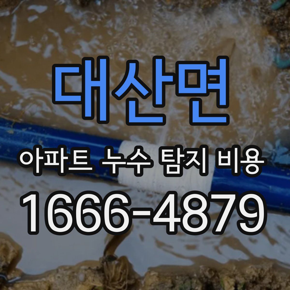 대산면 아파트 누수 탐지 비용