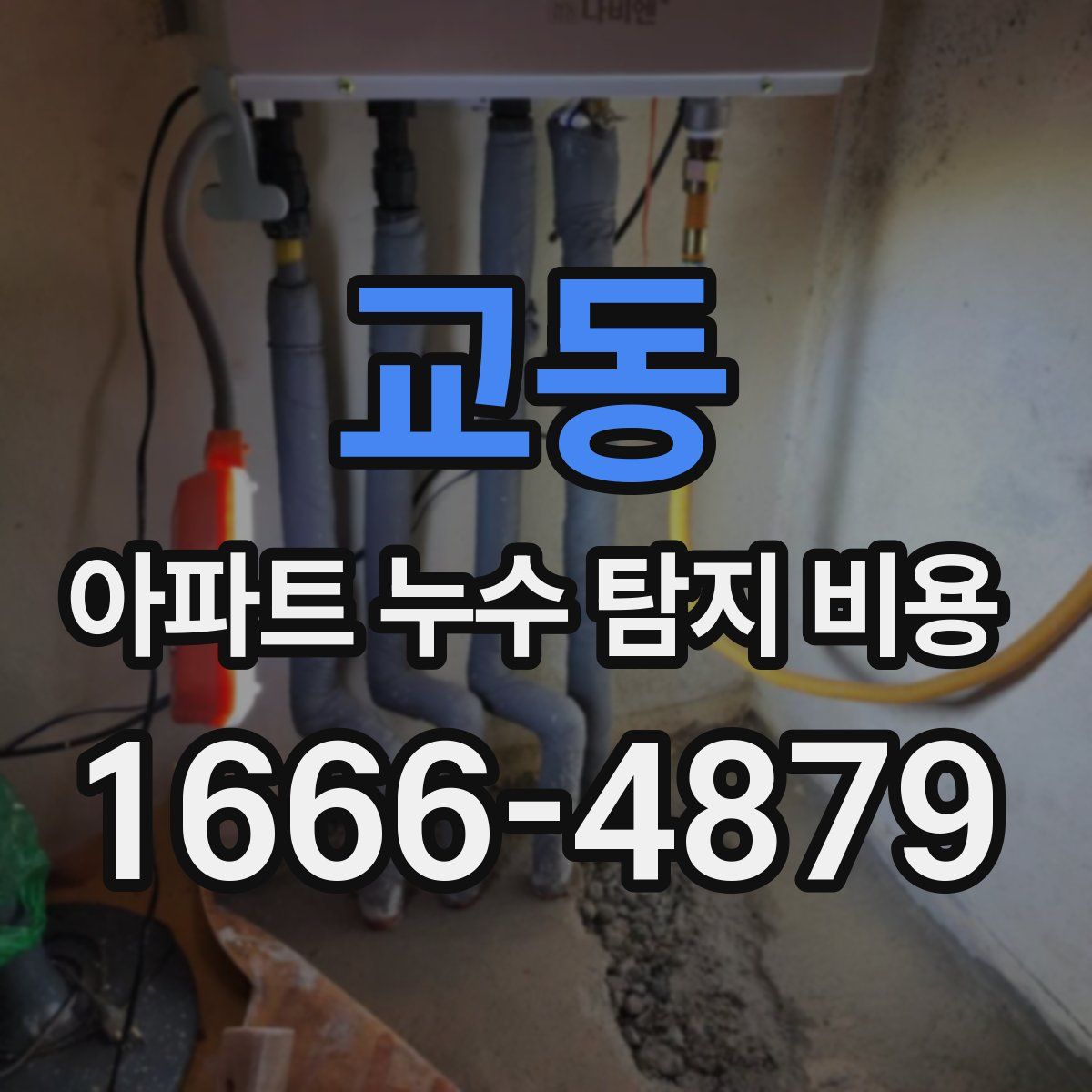 교동 아파트 누수 탐지 비용