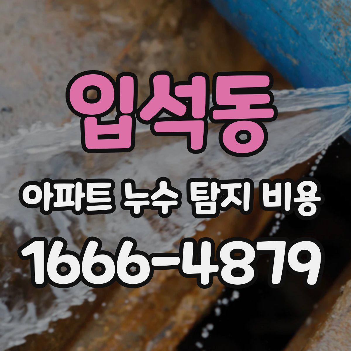 입석동 아파트 누수 탐지 비용