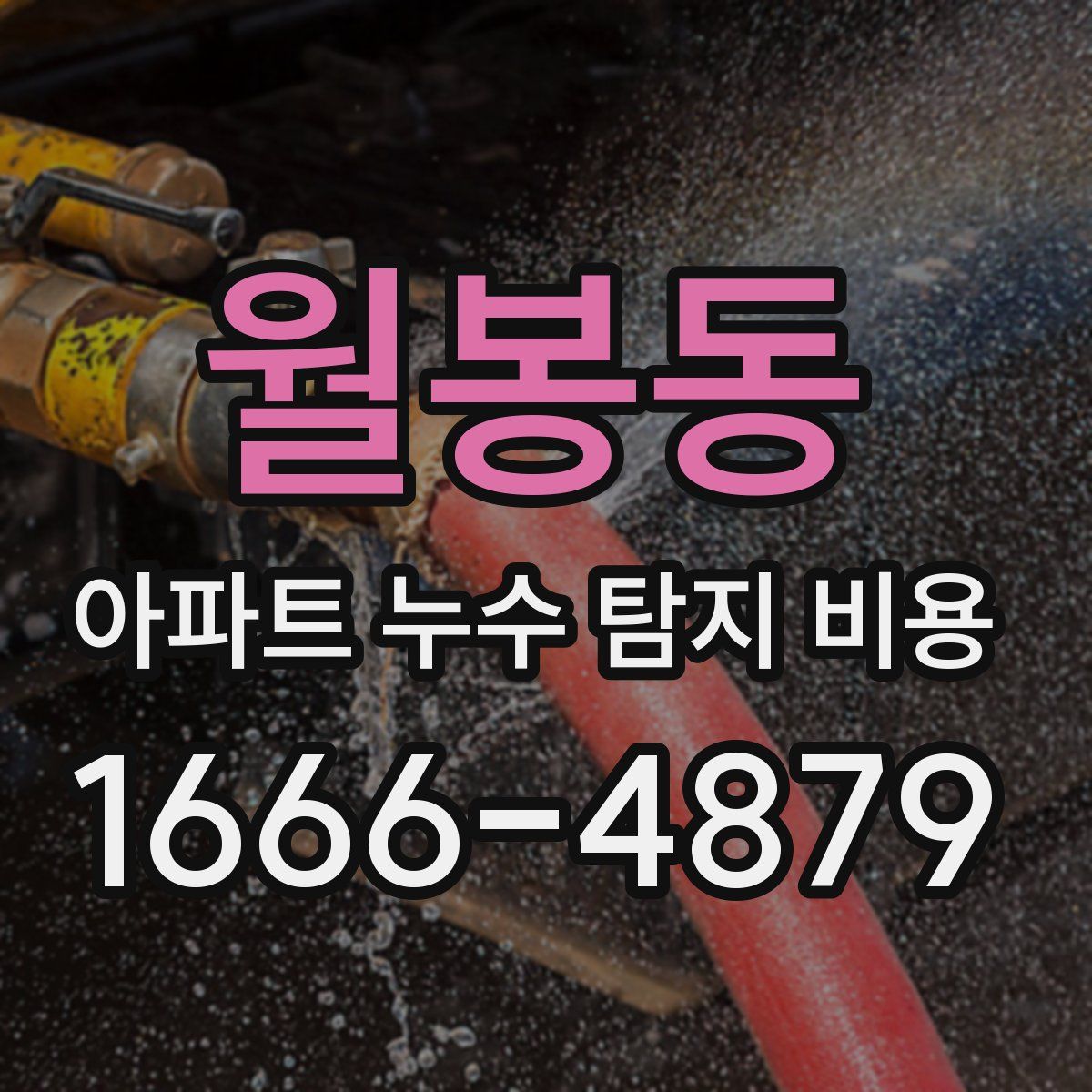 월봉동 아파트 누수 탐지 비용