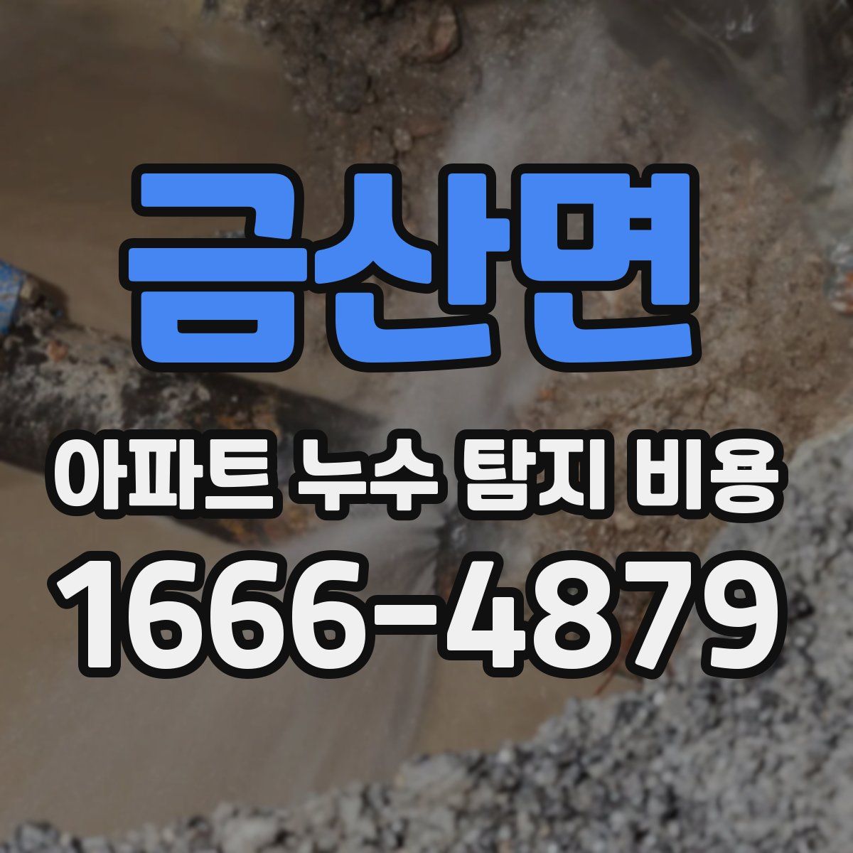 금산면 아파트 누수 탐지 비용