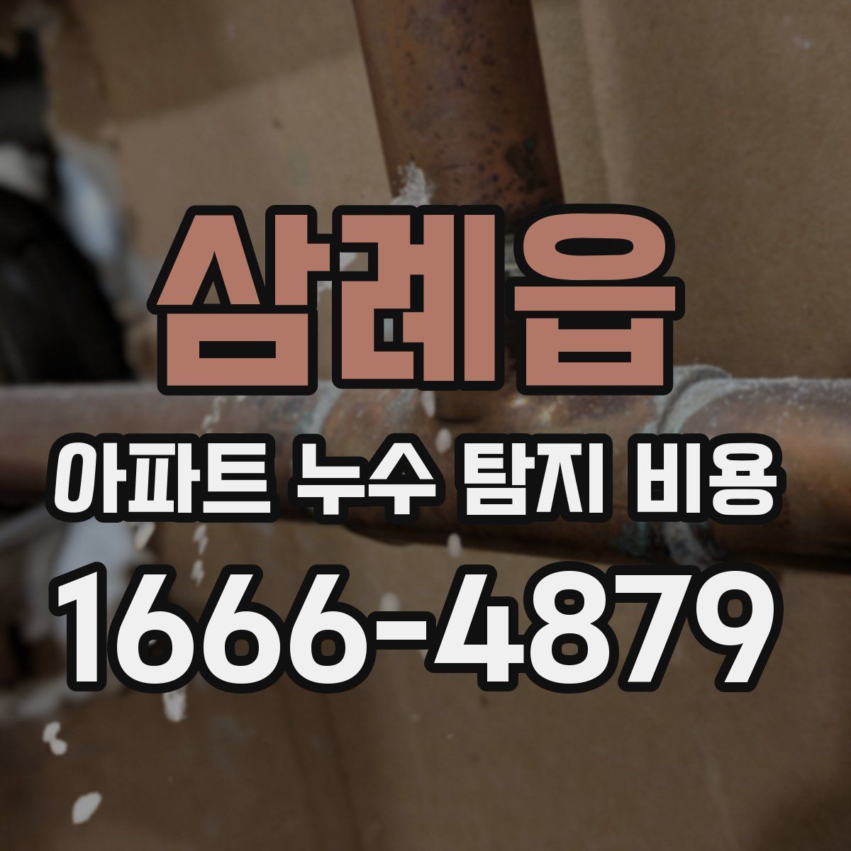 삼례읍 아파트 누수 탐지 비용