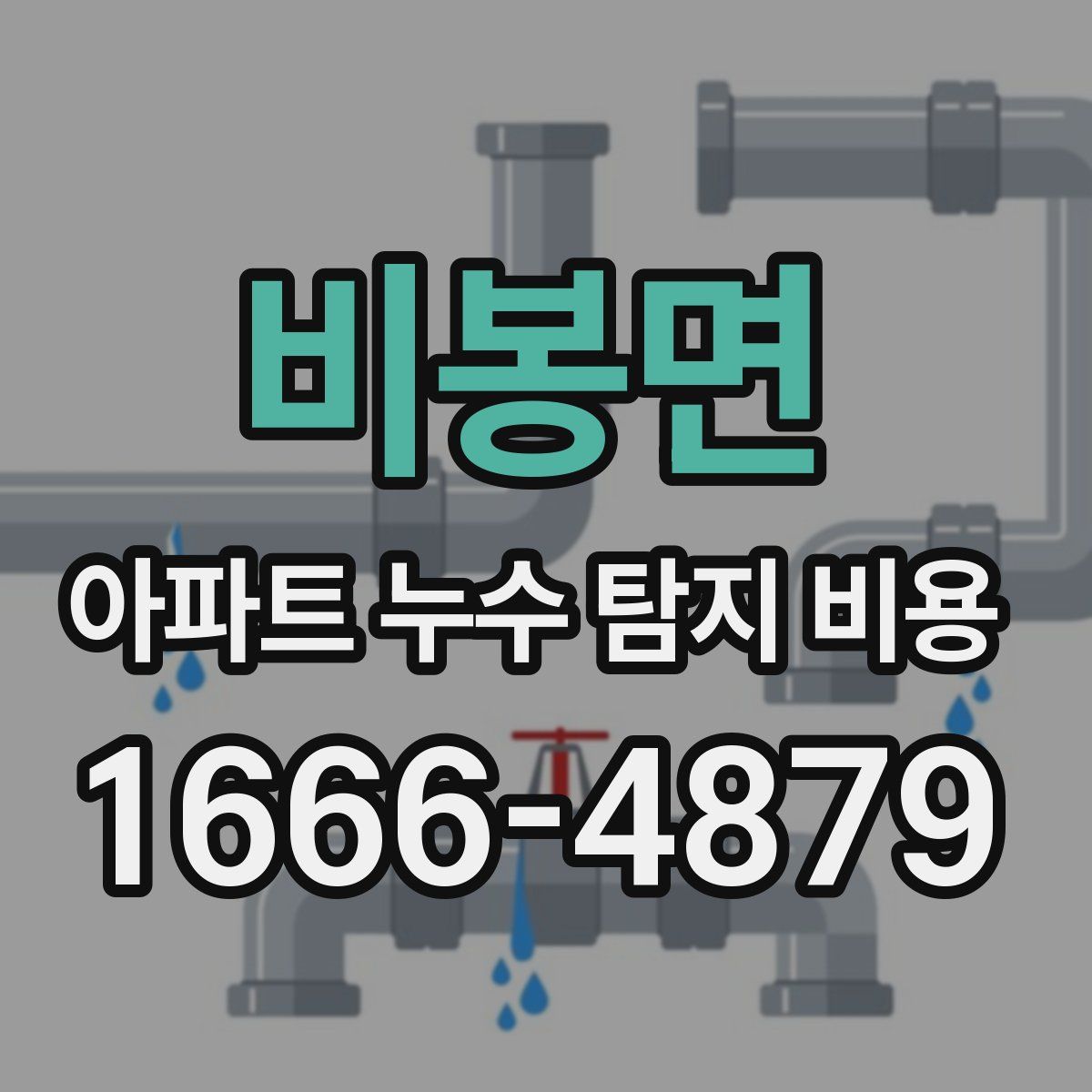 비봉면 아파트 누수 탐지 비용