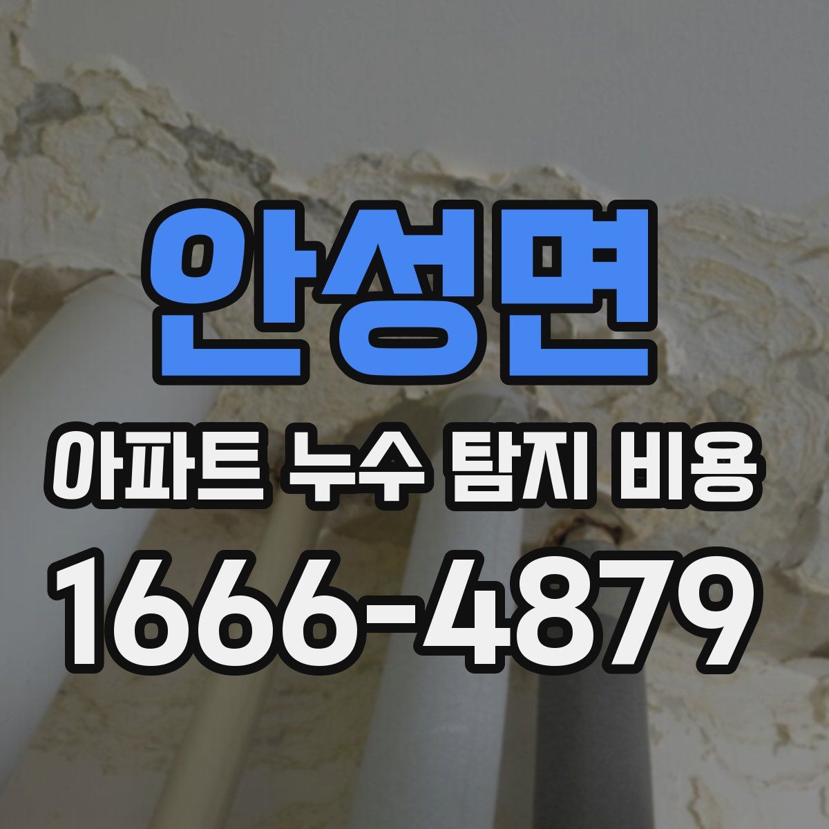 안성면 아파트 누수 탐지 비용
