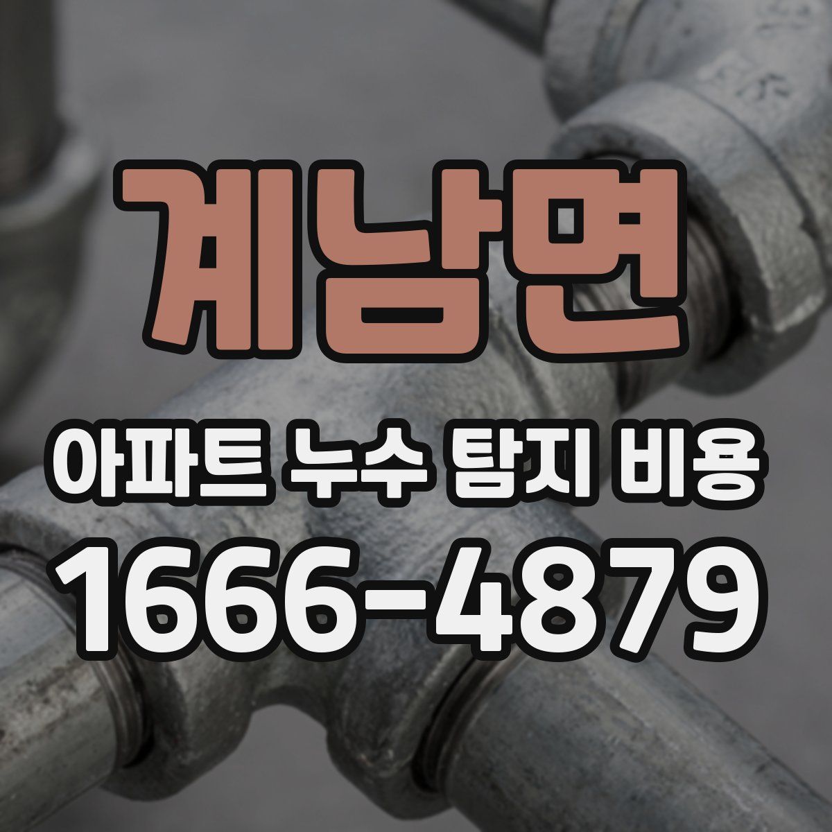 계남면 아파트 누수 탐지 비용