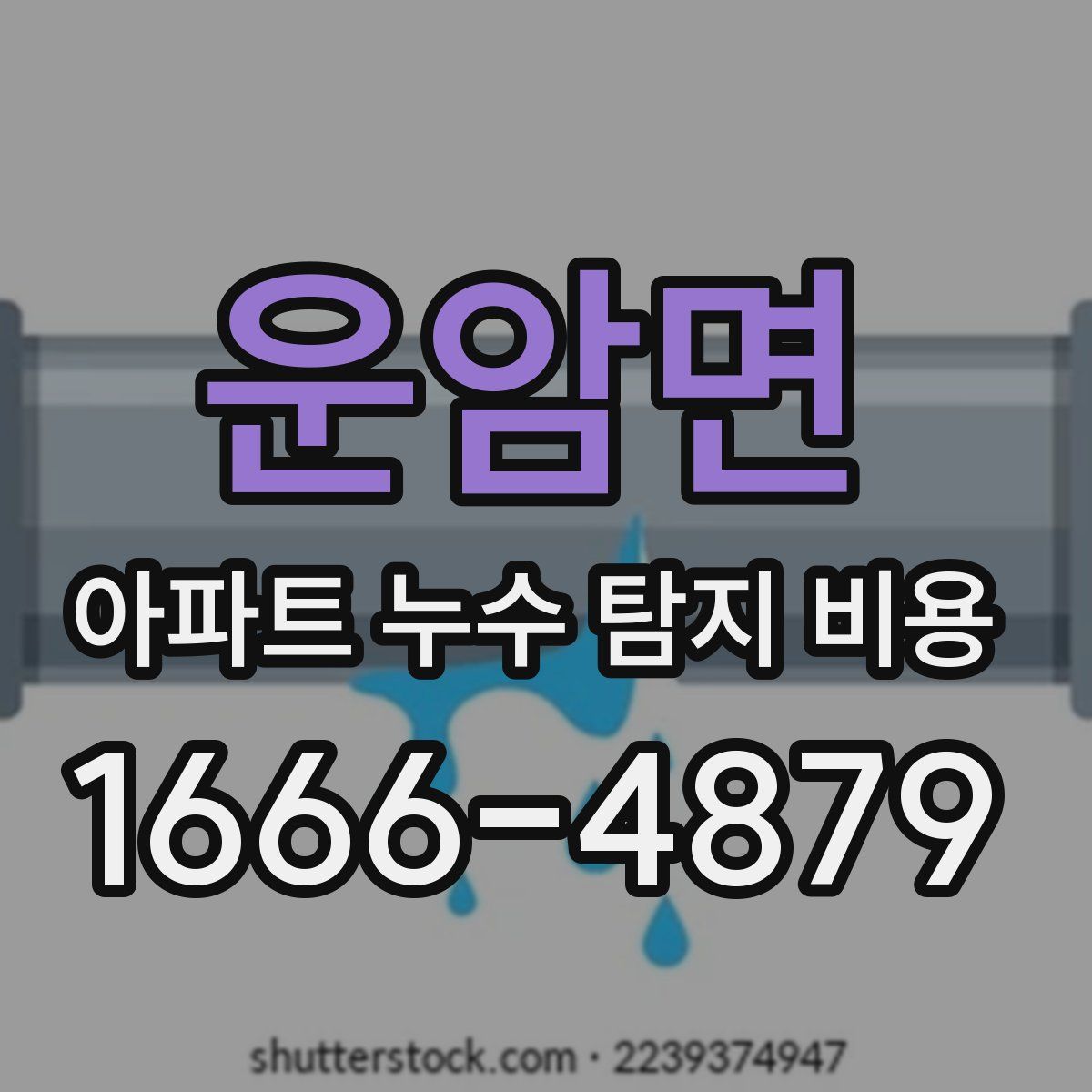 운암면 아파트 누수 탐지 비용