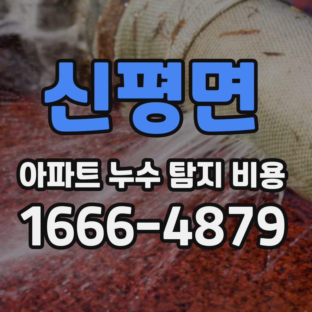 신평면 아파트 누수 탐지 비용