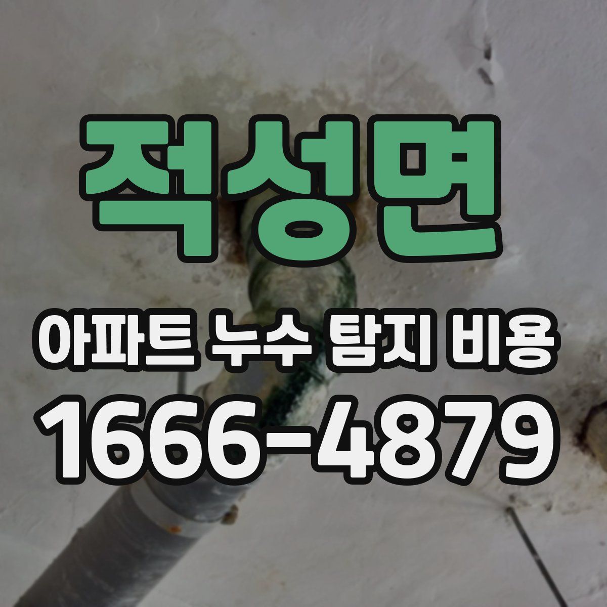 적성면 아파트 누수 탐지 비용