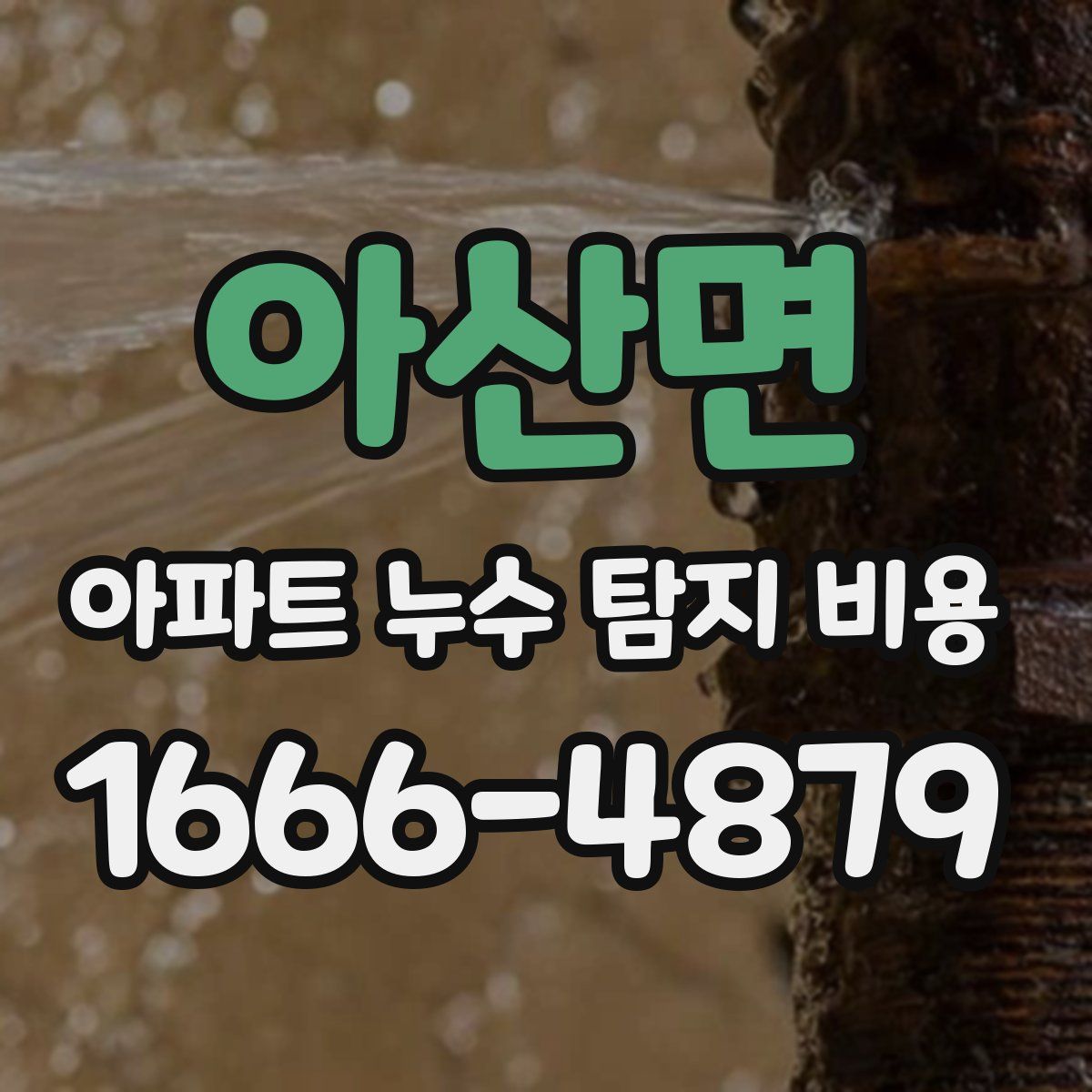 아산면 아파트 누수 탐지 비용