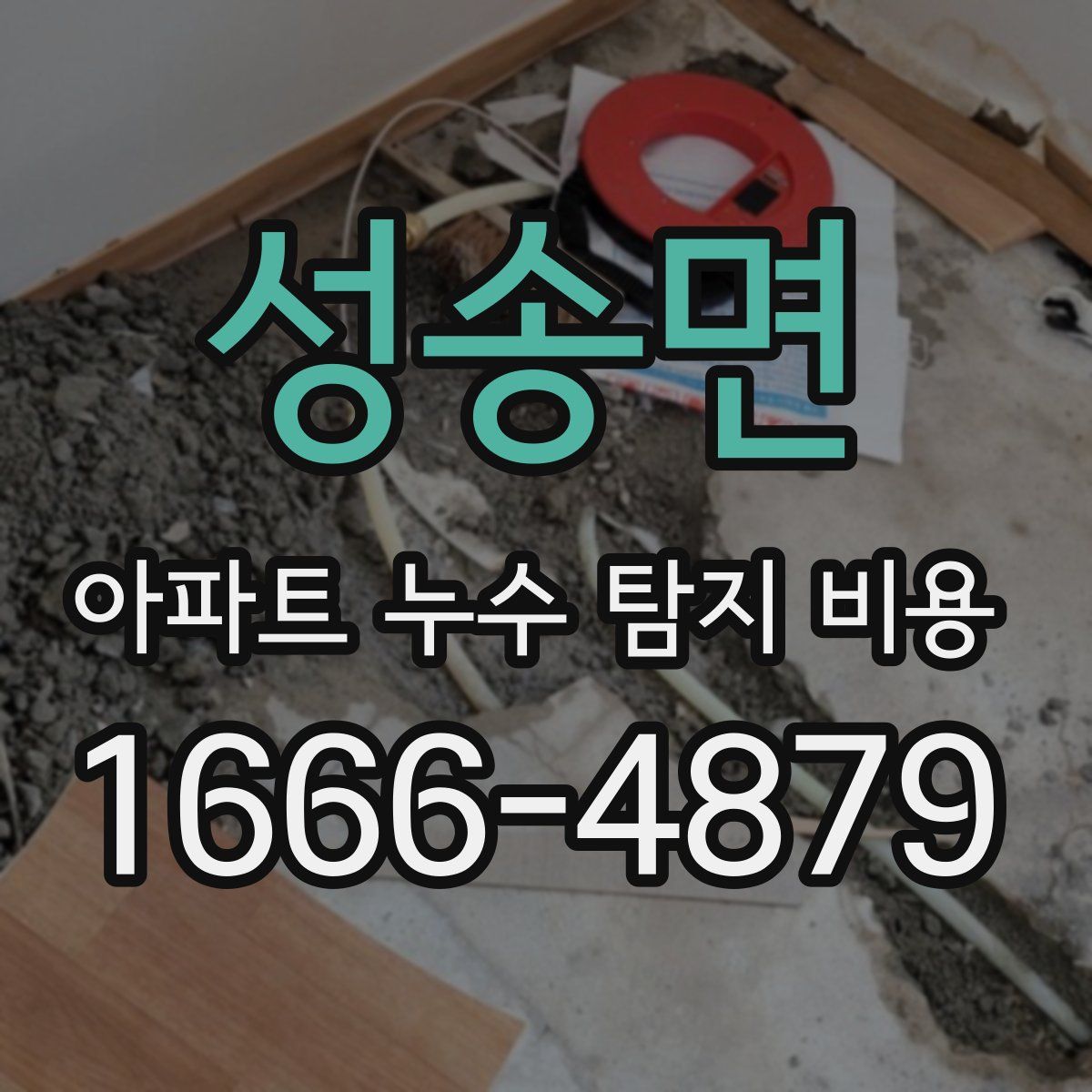 성송면 아파트 누수 탐지 비용