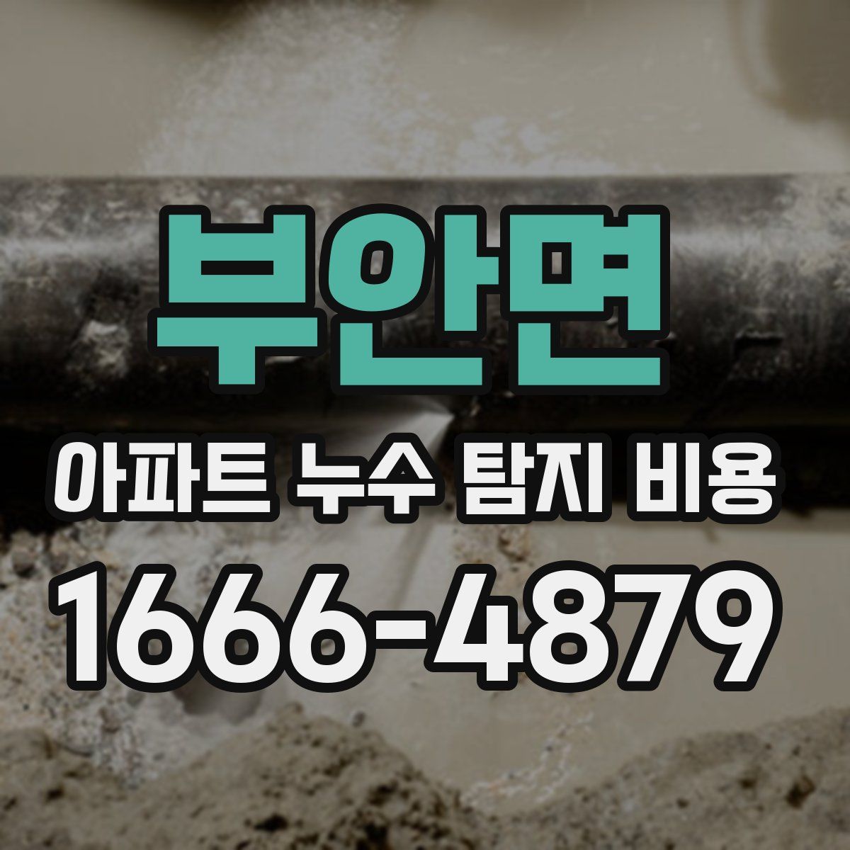 부안면 아파트 누수 탐지 비용