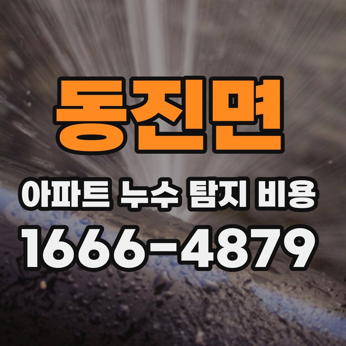 동진면 아파트 누수 탐지 비용