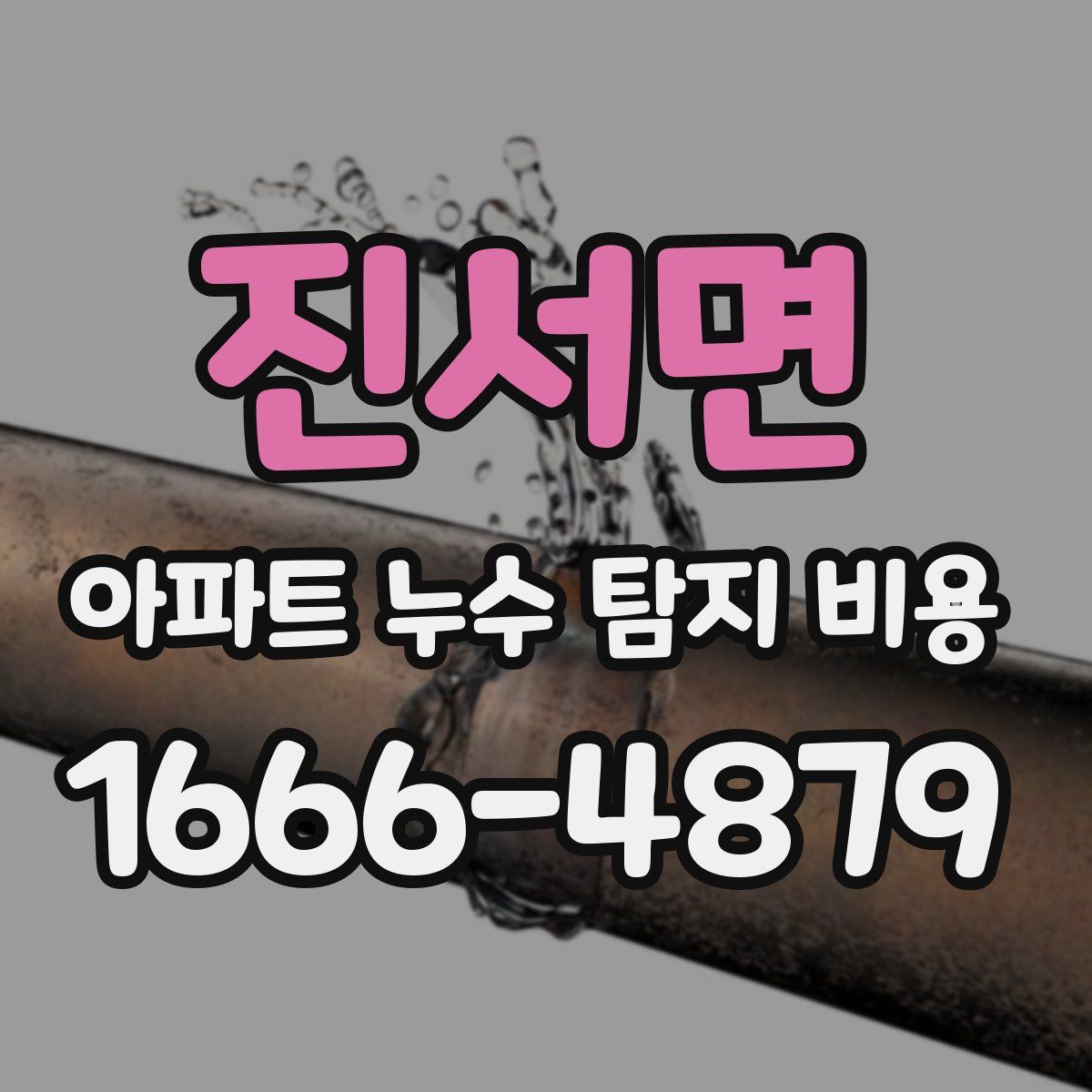 진서면 아파트 누수 탐지 비용