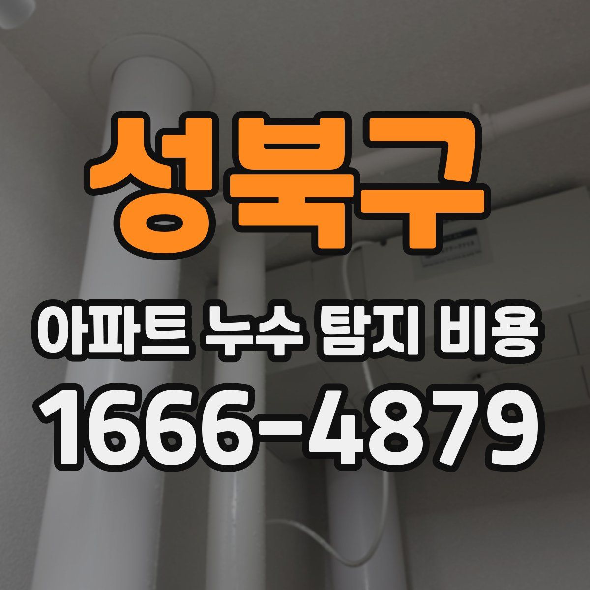 성북구 아파트 누수 탐지 비용