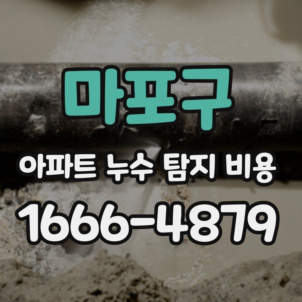 마포구 아파트 누수 탐지 비용