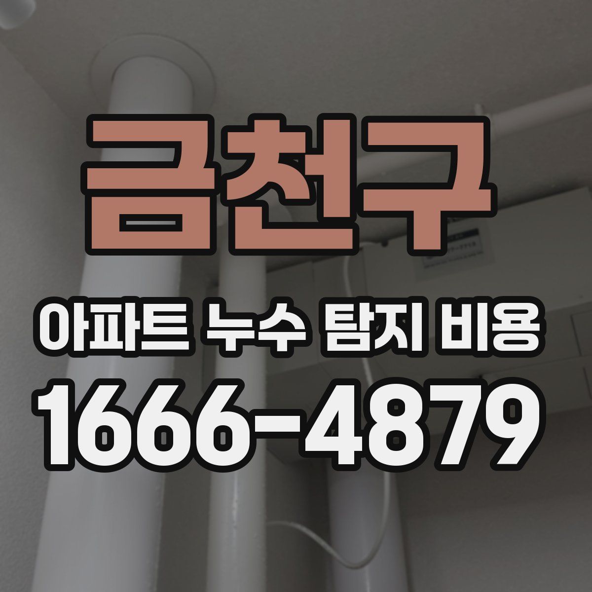 금천구 아파트 누수 탐지 비용