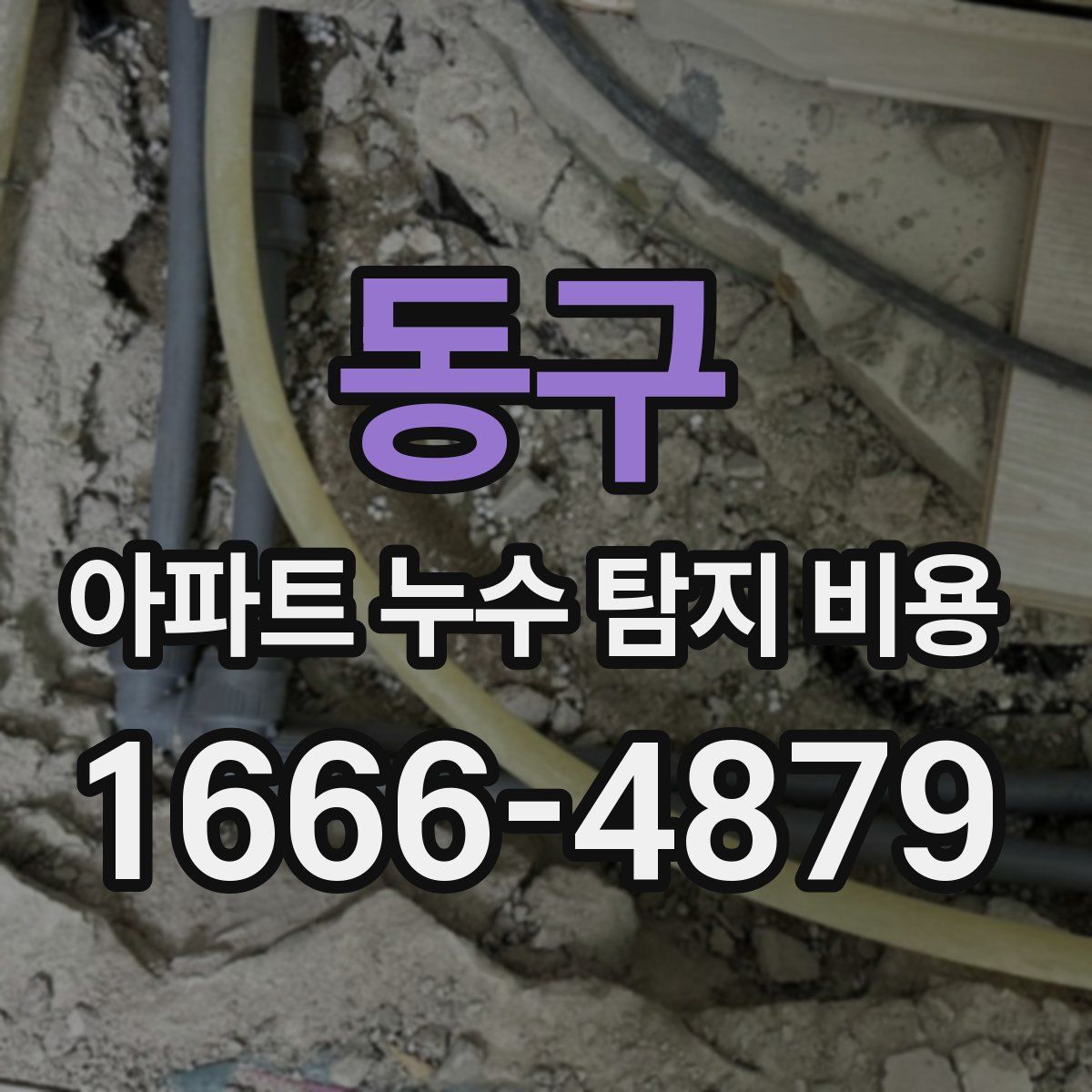 동구 아파트 누수 탐지 비용