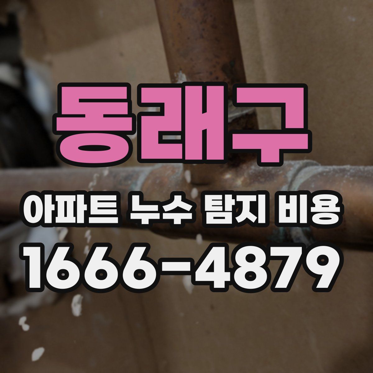 동래구 아파트 누수 탐지 비용